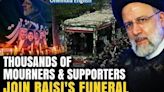 Funeral Begins in Iran: Coffins of Ebrahim Raisi and His Companions on The Streets of Tabriz