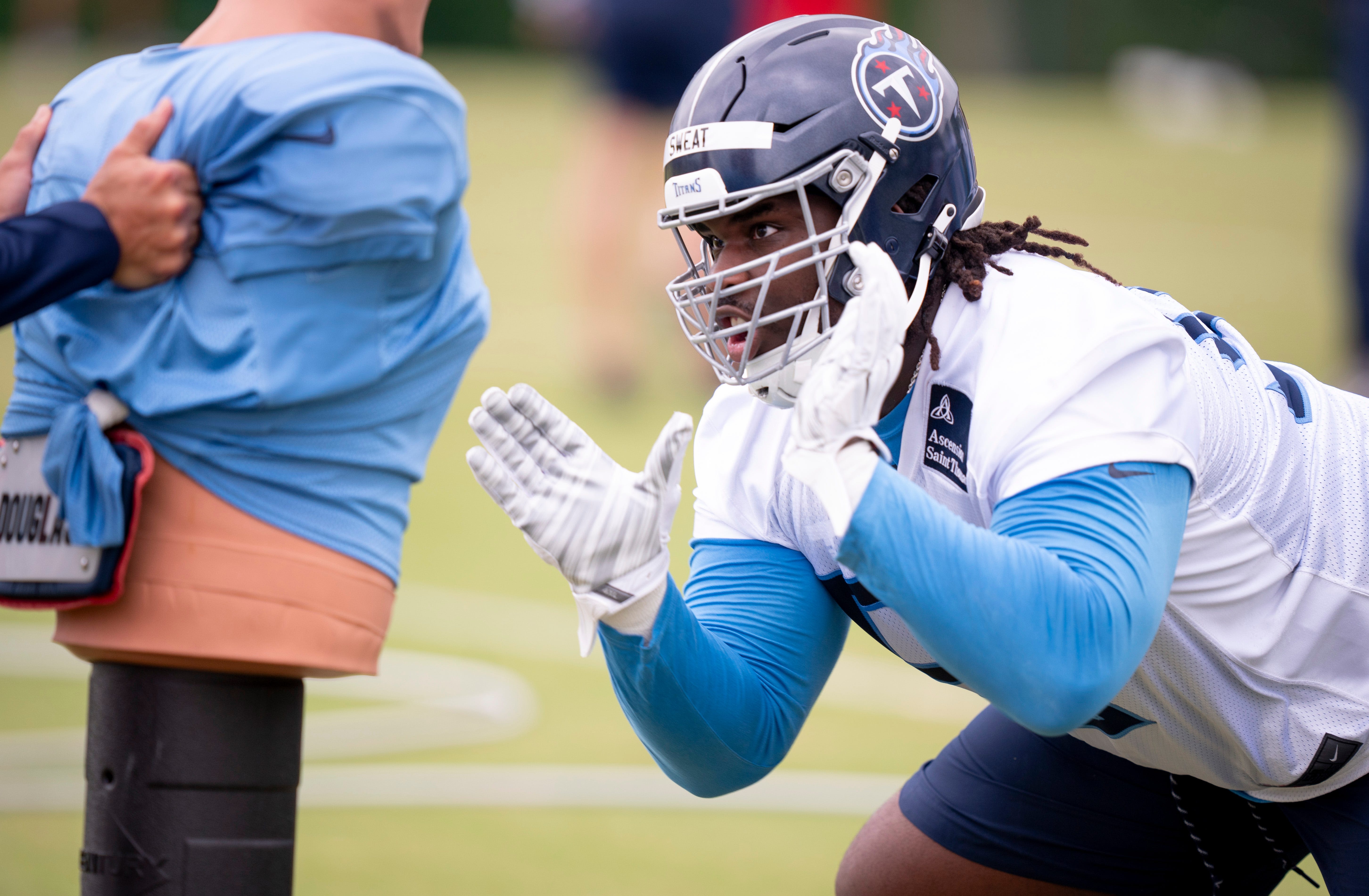 Titans T'Vondre Sweat feels great, is moving well and won't back down on where 'the real UT' is