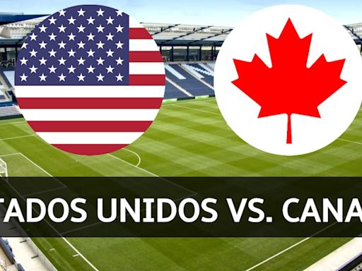 Estados Unidos vs. Canadá EN VIVO: canales y dónde ver transmisión del partido amistoso