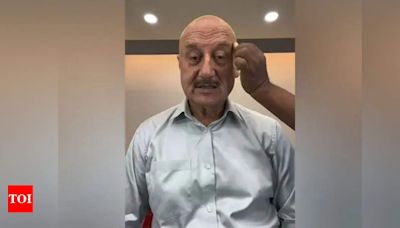 "When God gives you work, you should do it everyday": Anupam Kher on working Sundays | Hindi Movie News - Times of India