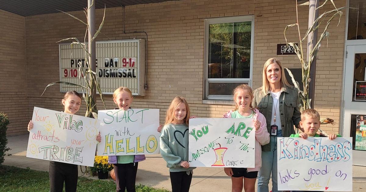 CG Johnson Elementary School celebrates 'Start with Hello Week' initiative