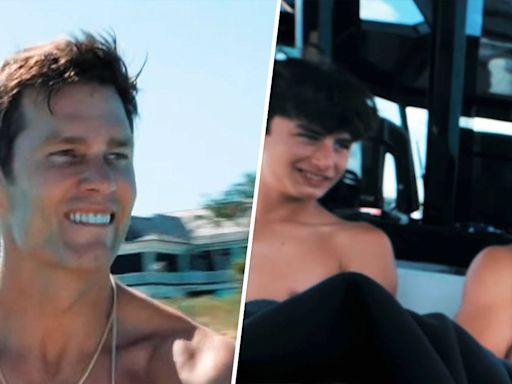 Tom Brady and his kids are getting the ‘summer started’ in new video from holiday weekend