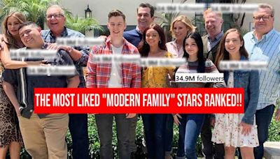 The Most Liked “Modern Family” Stars Ranked From Lowest to Highest Following!!