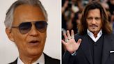 Andrea Bocelli cantará junto a Johnny Depp en un concierto especial