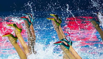 Christian Louboutin And David LaChapelle Stage High-Fashion Pool Party In Paris