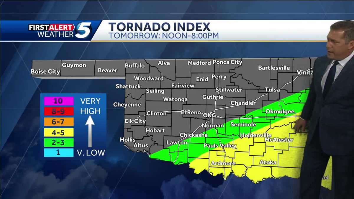 TIMELINE: Severe weather chances return Wednesday as storms move across Oklahoma