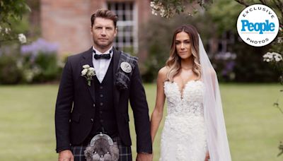 Jana Kramer Marries Allan Russell in Scotland Wedding: See the Castle, Kilts and Tartan Ribbon Cake! (Exclusive Photos)