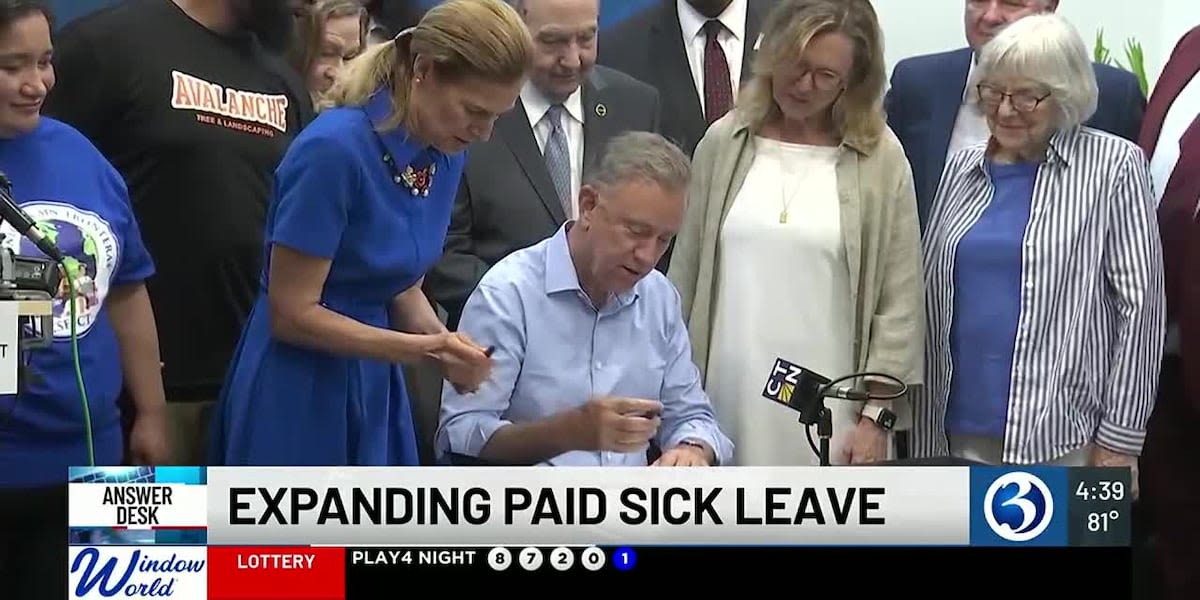 Paid sick time expanded for Connecticut workers