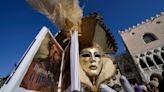 AP PHOTOS: As Carnival opens, Venice honors native son Marco Polo on 700th anniversary of his death