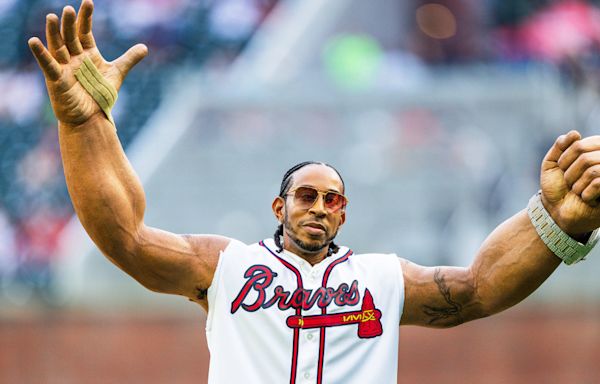 Ludacris threw out a first pitch at a Braves game unlike any you’ve ever seen