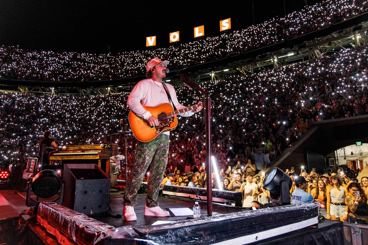 WATCH: Morgan Wallen Surprises Hometown Knoxville Fans With Vols + Eric Church