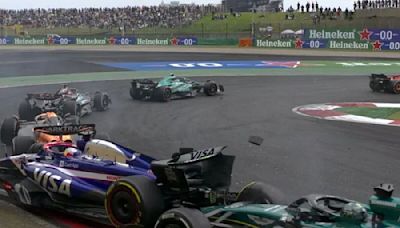 Aston Martin culpa a Carlos Sainz del accidente de Stroll