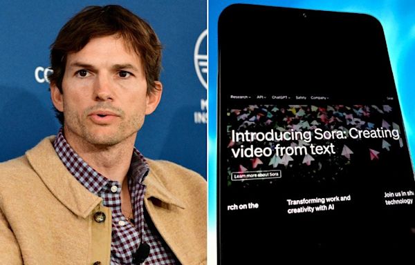 Ashton Kutcher is beta testing OpenAI's Sora and thinks people will probably 'render a whole movie' on it someday