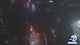 WB 101 Freeway shut down in Woodland Hills after deadly crash involving motorcyclist