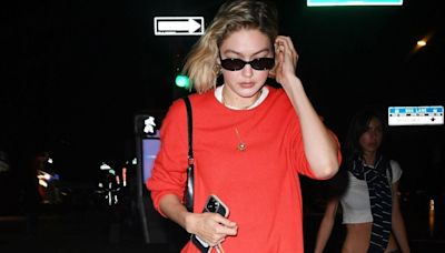 How Gigi Hadid Turns a Sweet Lace Skirt Into a Cool-Girl Staple
