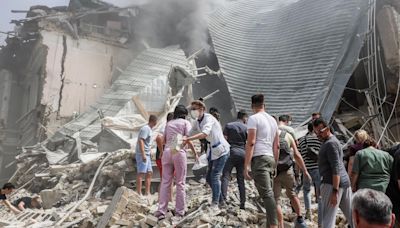 'Massive' barrage of Russian missiles target Ukraine, killing 36 and striking children's hospital