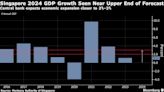 Singapore’s MAS Sees 2024 GDP Growth Near Upper Half of Forecast