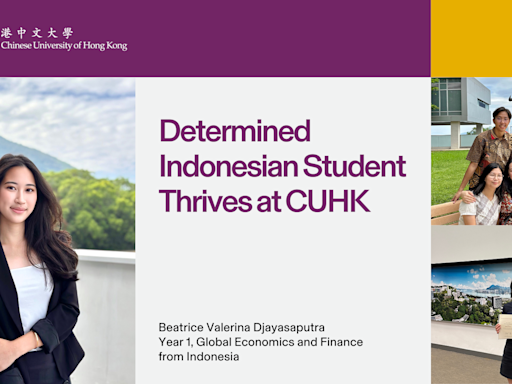 Determined Indonesian Student Thrives at CUHK’s Global Economics and Finance programme