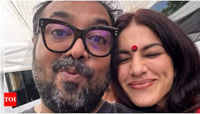 Anurag Kashyap poses for a selfie with Sapna Pabbi on the sets of his untitled thriller | Hindi Movie News - Times of India