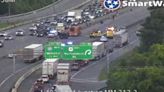 Multiple crashes affecting traffic on I-24 in Nashville