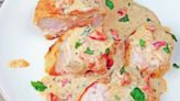 HARRIED HOUSEWIFE: Creamy herb chicken with sun-dried tomatoes