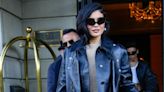 Kylie Jenner Went Out in a Micro Romper and Black Coat in New York City
