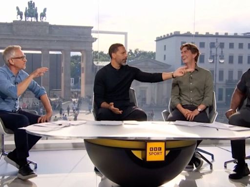 Micah Richards mocks Man Utd to Rio Ferdinand's face on BBC England coverage