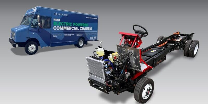 Blue Bird Debuts Electric Step Van at 2024 Advanced Clean Transportation (ACT) Expo - CleanTechnica