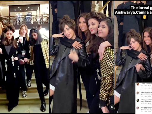 'Hair looks like beehive, why's she hiding behind her daughter': Fans unimpressed with Aishwarya Rai Bachchan's first look at Paris Fashion Week