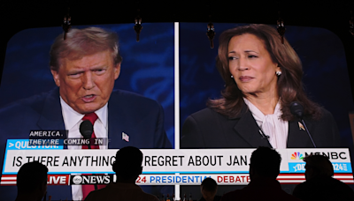 TV viewership for Harris-Trump debate way up from June's event