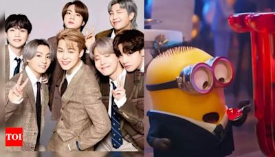 Netizens speculate BTS's Hollywood entry with 'Despicable Me 4' after a quirky poster went viral on internet - See inside | English Movie News - Times of India