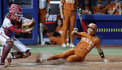 What channel is Texas vs. Oklahoma softball on? Time, TV schedule for NCAA WCWS Game 2