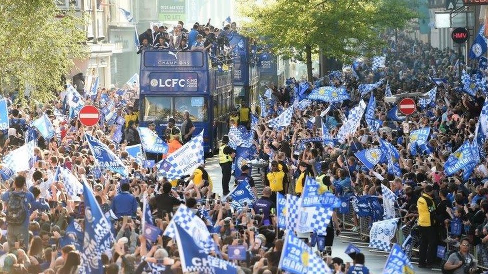 Leicester City announces promotion open top bus parade details