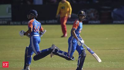 India openers Gill and Jaiswal smash Zimbabwe bowlers to seal series 3-1 in fourth T20 at Harare - The Economic Times