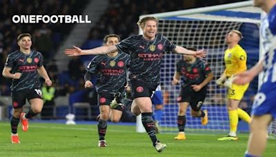 Con un gol de Julián Álvarez, Manchester City venció 4-0 al Brighton de Valentín Barco