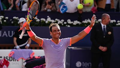 Rafael Nadal makes winning return at Barcelona Open and says he has ‘no pain’