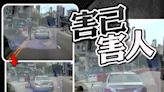 車Cam直擊：元朗男子駕電動滑板車 公路馳騁撞私家車釀禍