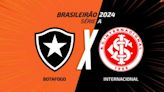 Botafogo x Internacional: onde assistir, escalações e arbitragem