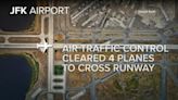 Swiss Air avoids disaster at JFK Airport after 4 other planes cleared to cross runway at same time