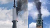 Video: incendio en la catedral de Notre Dame de Rouen en Francia