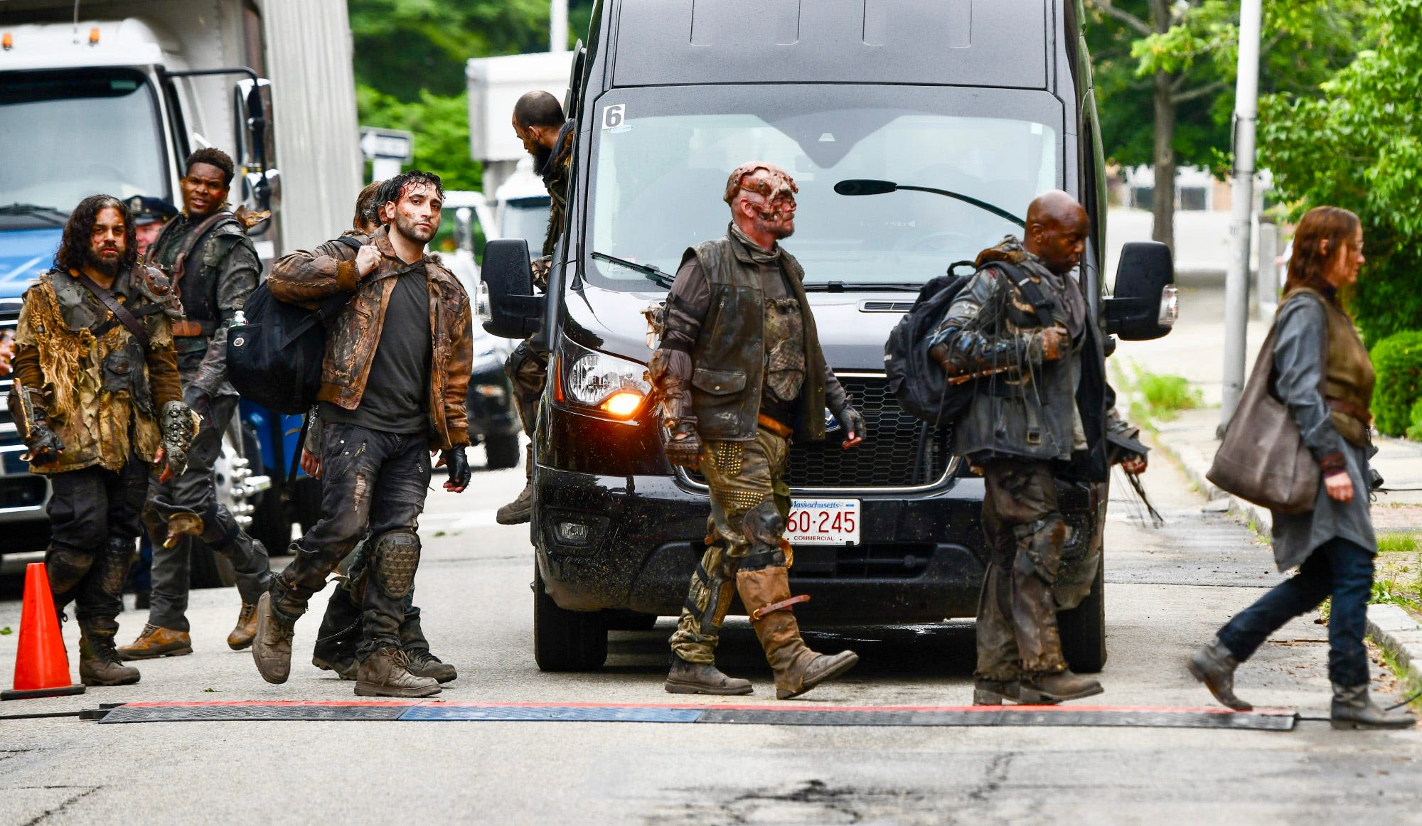 'Walking Dead' filming resumes inside historic Worcester mansion. Here's what we've seen