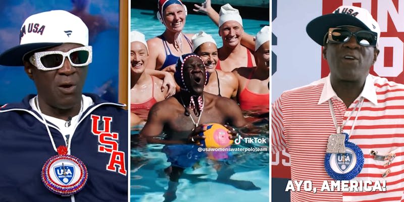 What’s Flavor Flav doing at the Olympics? Instagram comments lead to USA Water Polo team connection