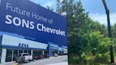 SONS Chevrolet in Columbus is moving to new location, according to new signs and postings