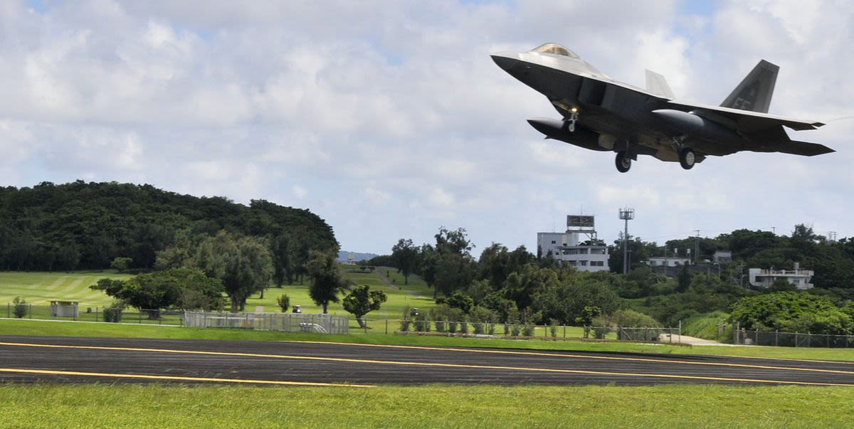 A Whole Bunch of F-22s Are Flocking to This Tiny Island on China's Doorstep