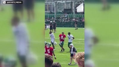 Jets' Aaron Rodgers, Garrett Wilson say apparent spat caught on video much ado about nothing