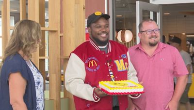 McDonald’s worker receives hospitality award after overwhelming positive customer feedback
