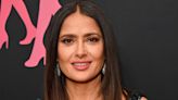 Salma Hayek Enjoys a Colorful Meal During Visit to Spain