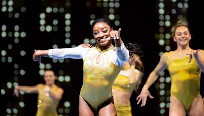 Simone Biles performing at Greensboro Coliseum this November