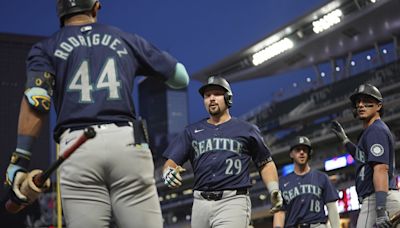 Rojas and France help the Mariners knock off the Twins 10-6