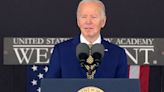 Biden gives commencement speech at West Point, speaks of threats 'like none before'